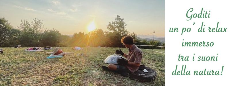 Yogi al tramonto